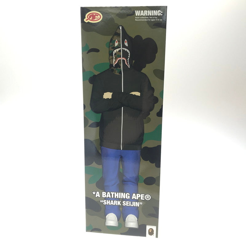 【中古美品】【メンズ】 A BATHING APE アベイシングエイプ SHARK SEIJIN FIGURE シャーク星人 フィギュア 208-260613-na-05-tagh 万代Net店