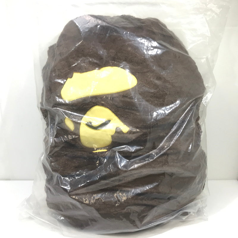 【中古美品】【メンズ】 A BATHING APE アベイシングエイプ BIG APE HEAD CUSION 001H01701003M ビッグ エイプ ヘッド クッション 208-260613-na-01-tagh カラー：ブラウン 万代Net店