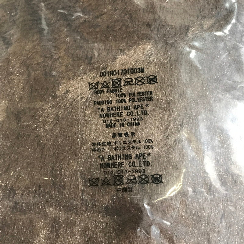 【中古美品】【メンズ】 A BATHING APE アベイシングエイプ BIG APE HEAD CUSION 001H01701003M ビッグ エイプ ヘッド クッション 208-260613-na-01-tagh カラー：ブラウン 万代Net店