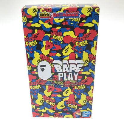 【中古美品】【メンズ】 A BATHING APE アベイシングエイプ BE@RBRICK 超合金 MEDICOM TOY CAMO SHARK ベアブリック メディコム トイ カモシャーク フィギュア 208-260613-na-04-tagh 万代Net店