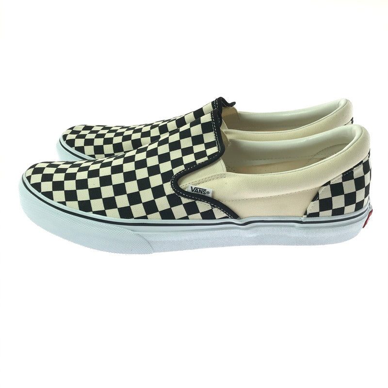 【中古美品】【メンズ】 VANS バンズ SLIP ON V98CLA スリッポン スニーカー 靴 162-260622-na-07-tagh サイズ：31cm US 13 カラー：BLK/WHT CHECK 万代Net店