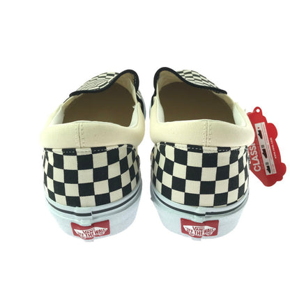 【中古美品】【メンズ】 VANS バンズ SLIP ON V98CLA スリッポン スニーカー 靴 162-260622-na-07-tagh サイズ：31cm US 13 カラー：BLK/WHT CHECK 万代Net店