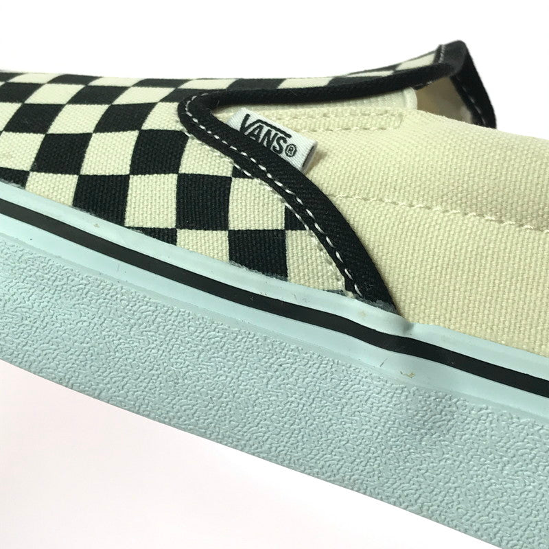 【中古美品】【メンズ】 VANS バンズ SLIP ON V98CLA スリッポン スニーカー 靴 162-260622-na-08-tagh サイズ：30cm US 12 カラー：BLK/WHT CHECK 万代Net店