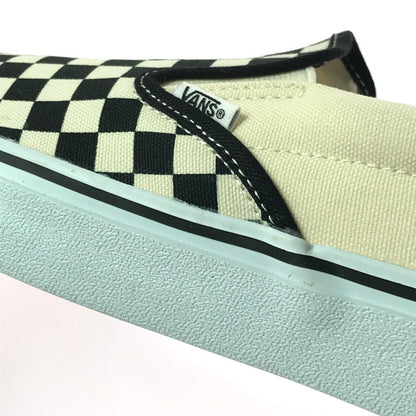【中古美品】【メンズ】 VANS バンズ SLIP ON V98CLA スリッポン スニーカー 靴 162-260622-na-08-tagh サイズ：30cm US 12 カラー：BLK/WHT CHECK 万代Net店