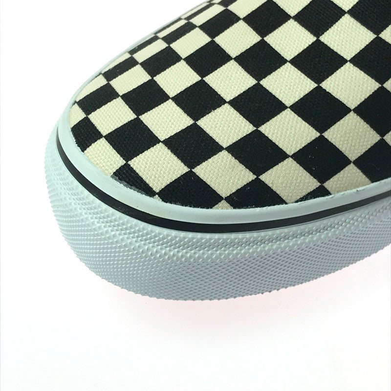 【中古美品】【メンズ】 VANS バンズ SLIP ON V98CLA スリッポン スニーカー 靴 162-260622-na-08-tagh サイズ：30cm US 12 カラー：BLK/WHT CHECK 万代Net店