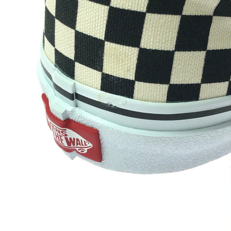 【中古美品】【メンズ】 VANS バンズ SLIP ON V98CLA スリッポン スニーカー 靴 162-260622-na-08-tagh サイズ：30cm US 12 カラー：BLK/WHT CHECK 万代Net店