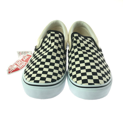 【中古美品】【メンズ】 VANS バンズ SLIP ON V98CLA スリッポン スニーカー 靴 162-260622-na-08-tagh サイズ：30cm US 12 カラー：BLK/WHT CHECK 万代Net店