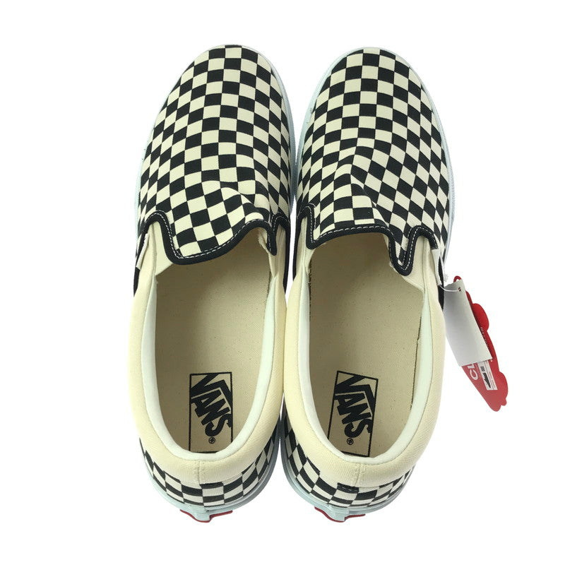 【中古美品】【メンズ】 VANS バンズ SLIP ON V98CLA スリッポン スニーカー 靴 162-260622-na-08-tagh サイズ：30cm US 12 カラー：BLK/WHT CHECK 万代Net店