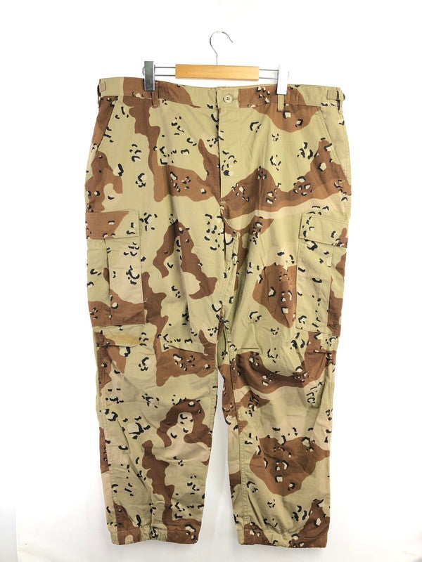 【中古品】【メンズ】 US ARMY アメリカ軍 90's CARGO PANTS 8415-01-102-6808 91年製 カーゴパンツ ボトムス 157-260621-rt-18-tagh サイズ：XL カラー：ベージュ 万代Net店