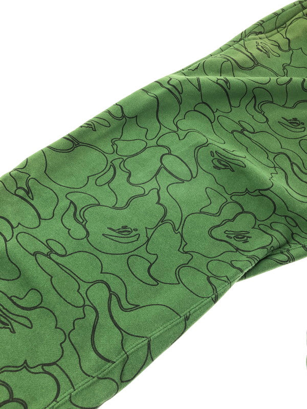 【中古品】【メンズ】 A BATHING APE ア ベイシング エイプ MILITARY SWEAT PANTS 001GDJ201001H ミリタリー スウェット パンツ ボトムス 153-260621-rt-14-tagh サイズ：2XL カラー：グリーン 万代Net店