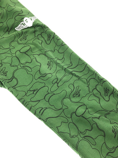 【中古品】【メンズ】 A BATHING APE ア ベイシング エイプ MILITARY SWEAT PANTS 001GDJ201001H ミリタリー スウェット パンツ ボトムス 153-260621-rt-14-tagh サイズ：2XL カラー：グリーン 万代Net店