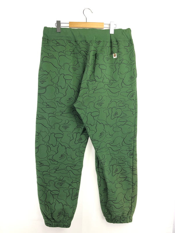 【中古品】【メンズ】 A BATHING APE ア ベイシング エイプ MILITARY SWEAT PANTS 001GDJ201001H ミリタリー スウェット パンツ ボトムス 153-260621-rt-14-tagh サイズ：2XL カラー：グリーン 万代Net店