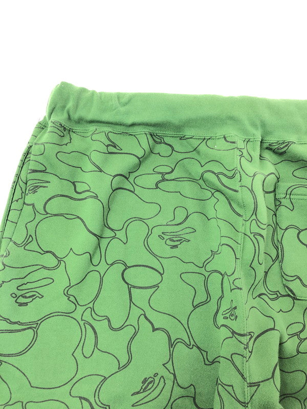 【中古品】【メンズ】 A BATHING APE ア ベイシング エイプ MILITARY SWEAT PANTS 001GDJ201001H ミリタリー スウェット パンツ ボトムス 153-260621-rt-14-tagh サイズ：2XL カラー：グリーン 万代Net店