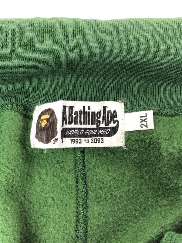 【中古品】【メンズ】 A BATHING APE ア ベイシング エイプ MILITARY SWEAT PANTS 001GDJ201001H ミリタリー スウェット パンツ ボトムス 153-260621-rt-14-tagh サイズ：2XL カラー：グリーン 万代Net店