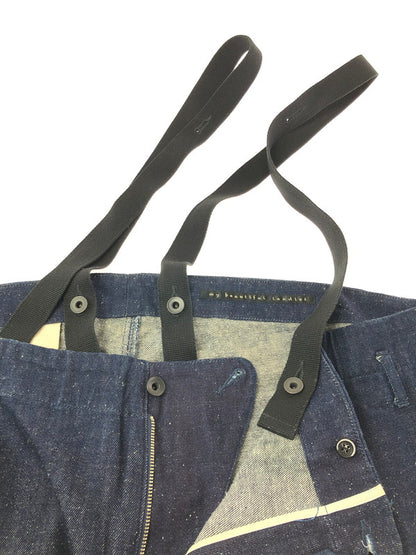【中古品】【メンズ】 MY BEAUTIFUL LANDLET マイ ビューティフル ランドレット SUSPENDERS BIG DENIM PANTS サスペンダー ビッグ デニム パンツ ジーンズ ボトムス 151-260624-rt-05-tagh サイズ：1 カラー：インディゴ 万代Net店