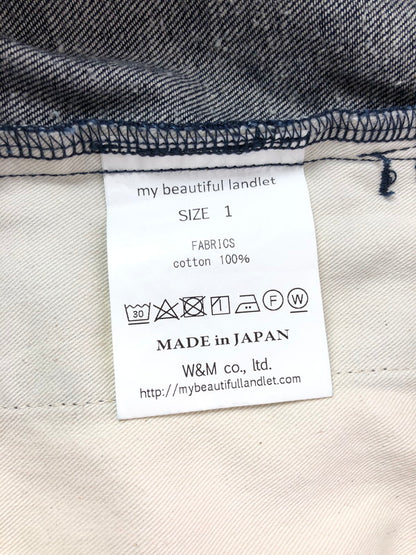 【中古品】【メンズ】 MY BEAUTIFUL LANDLET マイ ビューティフル ランドレット SUSPENDERS BIG DENIM PANTS サスペンダー ビッグ デニム パンツ ジーンズ ボトムス 151-260624-rt-05-tagh サイズ：1 カラー：インディゴ 万代Net店