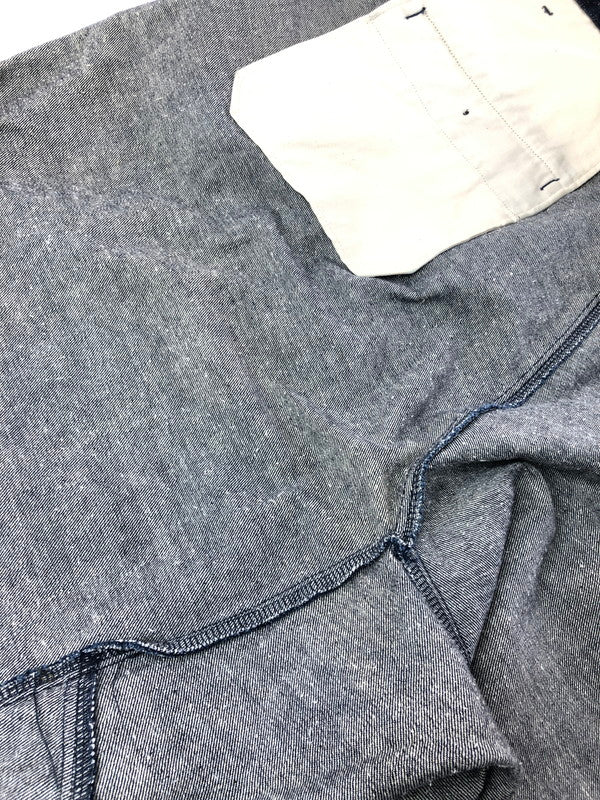 【中古品】【メンズ】 MY BEAUTIFUL LANDLET マイ ビューティフル ランドレット SUSPENDERS BIG DENIM PANTS サスペンダー ビッグ デニム パンツ ジーンズ ボトムス 151-260624-rt-05-tagh サイズ：1 カラー：インディゴ 万代Net店