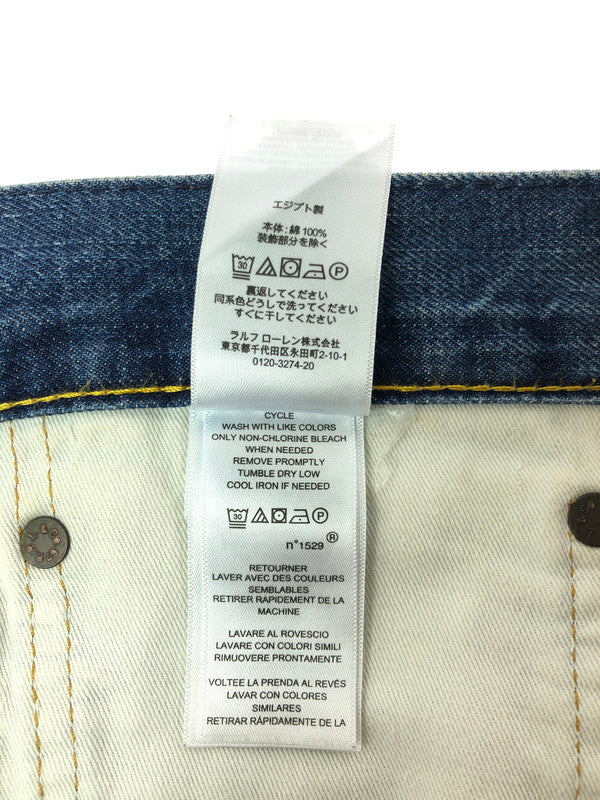 【中古品】【メンズ】 POLO RALPH LAUREN ポロ・ラルフ ローレン THE SULLIVAN SLIM PAINT DENIM PANTS 710757450001 サリバン スリム ペイント デニムパンツ 158-260624-rt-04-tagh サイズ：40×32 カラー：インディゴ 万代Net店