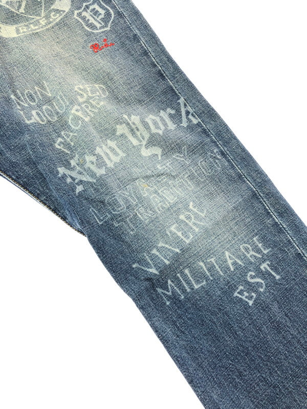 【中古品】【メンズ】 POLO RALPH LAUREN ポロ・ラルフ ローレン THE SULLIVAN SLIM PAINT DENIM PANTS 710757450001 サリバン スリム ペイント デニムパンツ 158-260624-rt-04-tagh サイズ：40×32 カラー：インディゴ 万代Net店