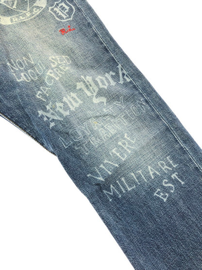 【中古品】【メンズ】 POLO RALPH LAUREN ポロ・ラルフ ローレン THE SULLIVAN SLIM PAINT DENIM PANTS 710757450001 サリバン スリム ペイント デニムパンツ 158-260624-rt-04-tagh サイズ：40×32 カラー：インディゴ 万代Net店