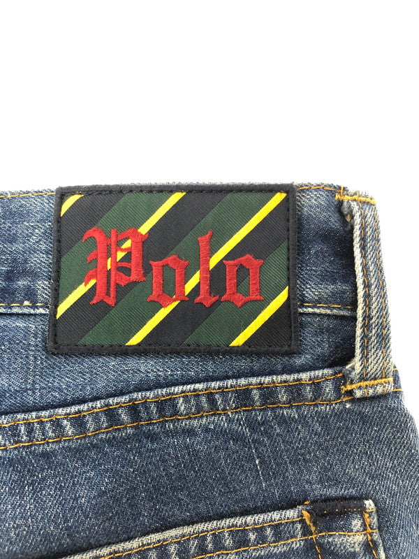 【中古品】【メンズ】 POLO RALPH LAUREN ポロ・ラルフ ローレン THE SULLIVAN SLIM PAINT DENIM PANTS 710757450001 サリバン スリム ペイント デニムパンツ 158-260624-rt-04-tagh サイズ：40×32 カラー：インディゴ 万代Net店
