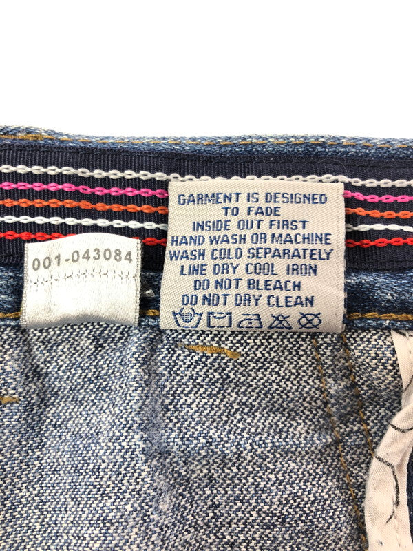 【中古品】【メンズ】 COOGI クージー 00's CROPPED WIDE DENIM PANTS クロップド ワイド デニム パンツ ボトムス ジーンズ 157-260624-rt-02-tagh サイズ：W40 カラー：インディゴ 万代Net店