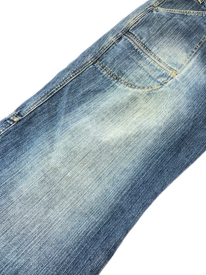 【中古品】【メンズ】 COOGI クージー 00's CROPPED WIDE DENIM PANTS クロップド ワイド デニム パンツ ボトムス ジーンズ 157-260624-rt-02-tagh サイズ：W40 カラー：インディゴ 万代Net店