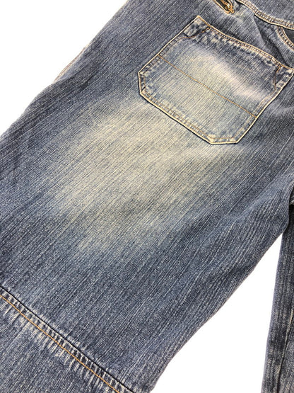 【中古品】【メンズ】 COOGI クージー 00's CROPPED WIDE DENIM PANTS クロップド ワイド デニム パンツ ボトムス ジーンズ 157-260624-rt-02-tagh サイズ：W40 カラー：インディゴ 万代Net店