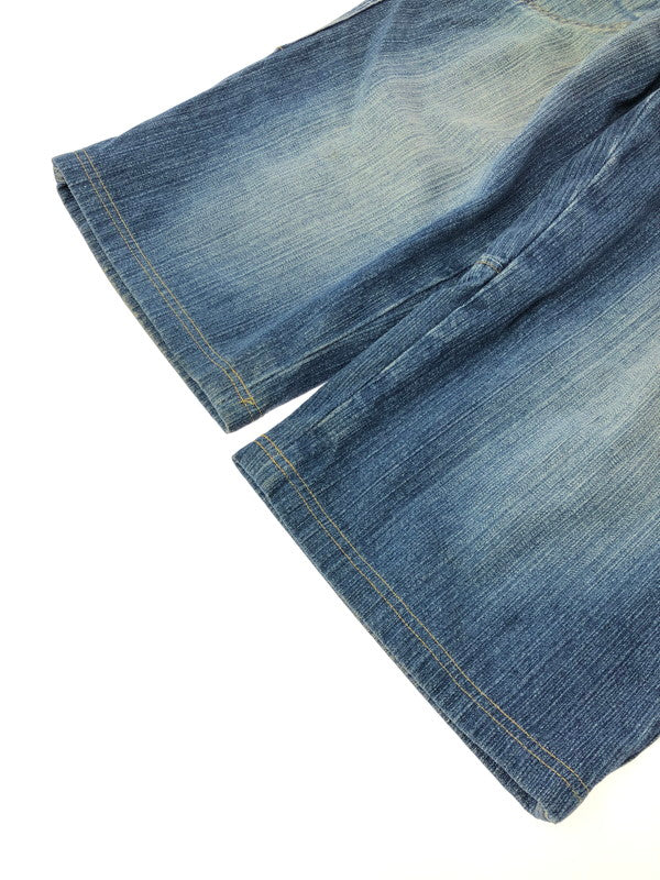 【中古品】【メンズ】 COOGI クージー 00's CROPPED WIDE DENIM PANTS クロップド ワイド デニム パンツ ボトムス ジーンズ 157-260624-rt-02-tagh サイズ：W40 カラー：インディゴ 万代Net店