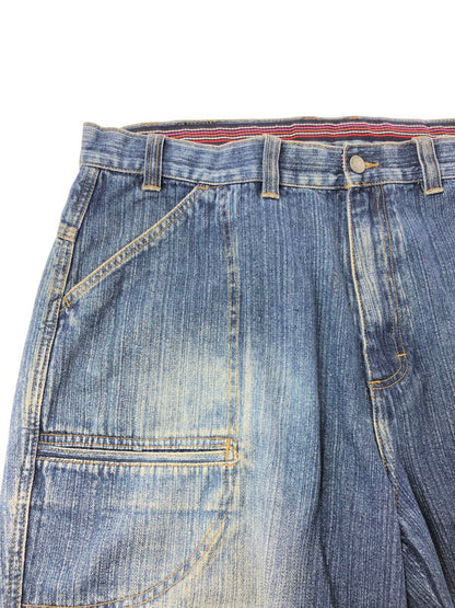 【中古品】【メンズ】 COOGI クージー 00's CROPPED WIDE DENIM PANTS クロップド ワイド デニム パンツ ボトムス ジーンズ 157-260624-rt-02-tagh サイズ：W40 カラー：インディゴ 万代Net店