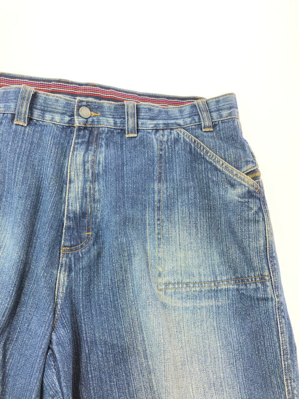 【中古品】【メンズ】 COOGI クージー 00's CROPPED WIDE DENIM PANTS クロップド ワイド デニム パンツ ボトムス ジーンズ 157-260624-rt-02-tagh サイズ：W40 カラー：インディゴ 万代Net店