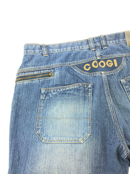 【中古品】【メンズ】 COOGI クージー 00's CROPPED WIDE DENIM PANTS クロップド ワイド デニム パンツ ボトムス ジーンズ 157-260624-rt-02-tagh サイズ：W40 カラー：インディゴ 万代Net店