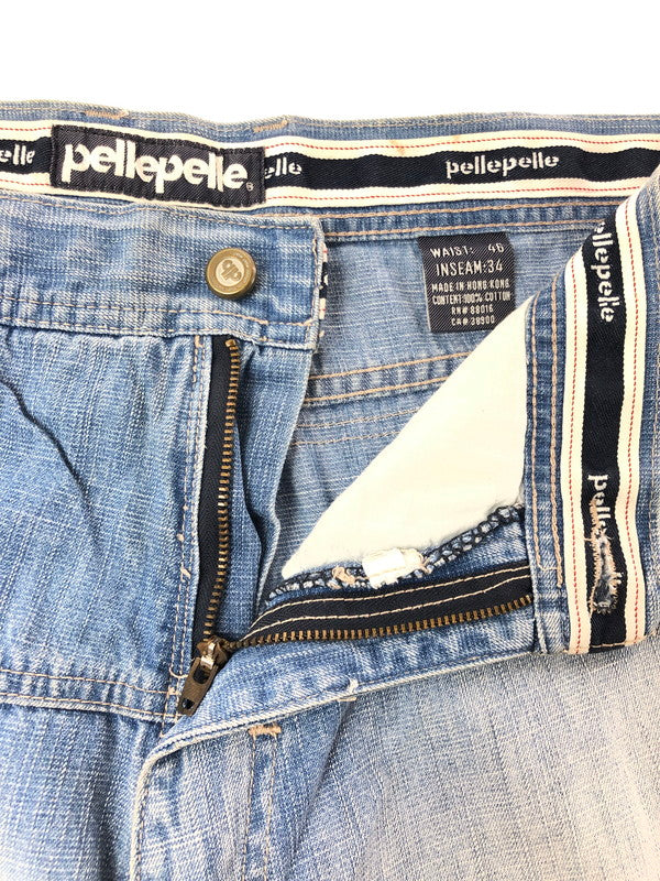【中古品】【メンズ】 PELLEPELLE ペレペレ LIMITED EDITION DENIM PAINTER DENIM PANTS リミテッド エディション デニム ペインター デニム パンツ 157-260624-rt-07-tagh サイズ：46 カラー：インディゴ 万代Net店