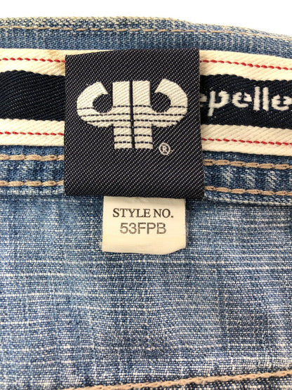 【中古品】【メンズ】 PELLEPELLE ペレペレ LIMITED EDITION DENIM PAINTER DENIM PANTS リミテッド エディション デニム ペインター デニム パンツ 157-260624-rt-07-tagh サイズ：46 カラー：インディゴ 万代Net店