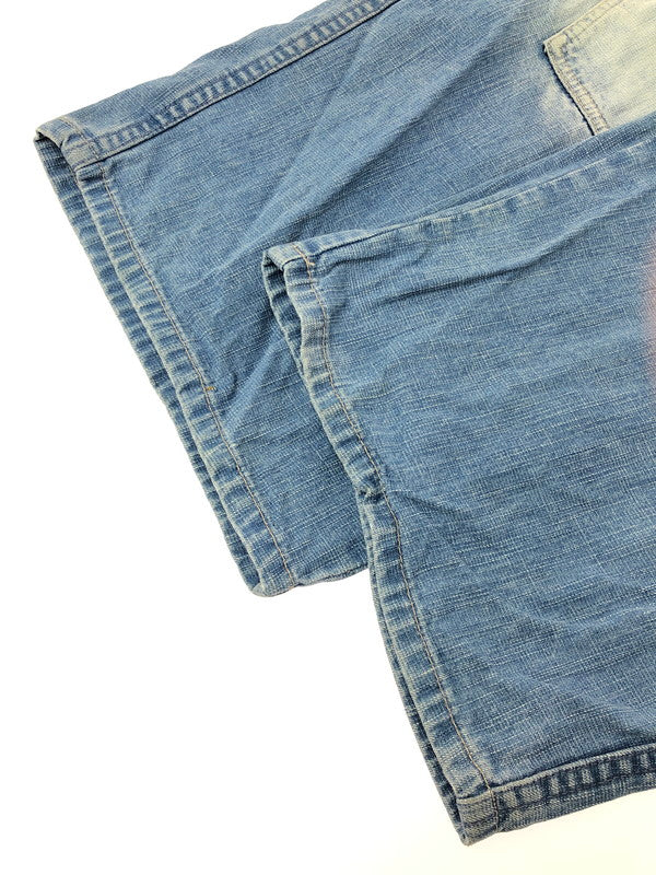 【中古品】【メンズ】 PELLEPELLE ペレペレ LIMITED EDITION DENIM PAINTER DENIM PANTS リミテッド エディション デニム ペインター デニム パンツ 157-260624-rt-07-tagh サイズ：46 カラー：インディゴ 万代Net店