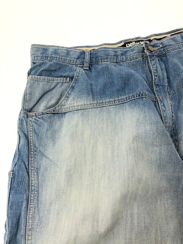【中古品】【メンズ】 PELLEPELLE ペレペレ LIMITED EDITION DENIM PAINTER DENIM PANTS リミテッド エディション デニム ペインター デニム パンツ 157-260624-rt-07-tagh サイズ：46 カラー：インディゴ 万代Net店
