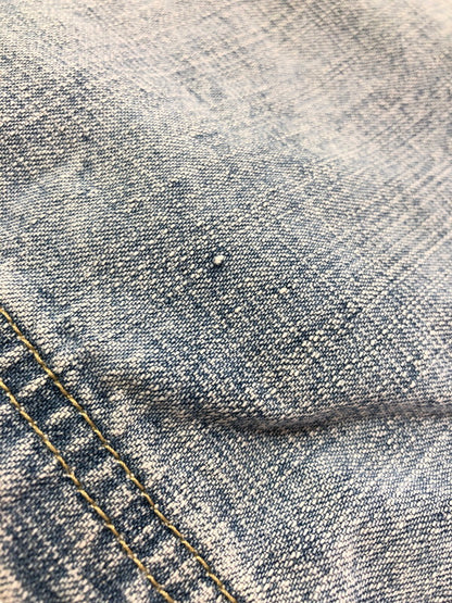 【中古品】【メンズ】 AKADEMIKS アカデミクス PATCHWORKS DENIM SHORTS パッチワーク デニム ショートパンツ ボトムス 157-260624-rt-01-tagh サイズ：38 カラー：インディゴ 万代Net店