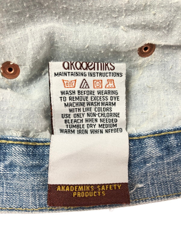 【中古品】【メンズ】 AKADEMIKS アカデミクス PATCHWORKS DENIM SHORTS パッチワーク デニム ショートパンツ ボトムス 157-260624-rt-01-tagh サイズ：38 カラー：インディゴ 万代Net店
