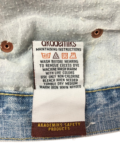 【中古品】【メンズ】 AKADEMIKS アカデミクス PATCHWORKS DENIM SHORTS パッチワーク デニム ショートパンツ ボトムス 157-260624-rt-01-tagh サイズ：38 カラー：インディゴ 万代Net店