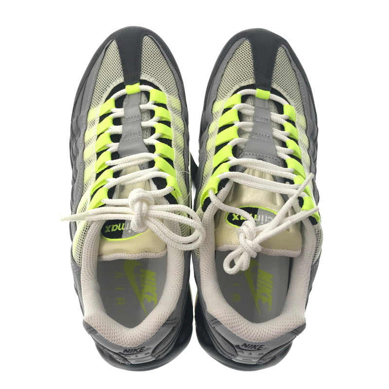 【中古品】【メンズ】 NIKE ナイキ AIR MAX 95 OG 554970-174 エアマックス 95 スニーカー 靴 160-260612-na-20-tagh サイズ：26.5cm US 8.5 カラー：WHITE/NEON YELLOW-BLK-ANTHRCT 万代Net店