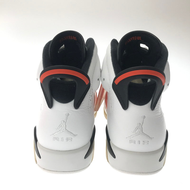 【中古美品】【メンズ】 NIKE ナイキ AIR JORDAN 6 RETRO 384664-145 エアジョーダン 6 レトロ スニーカー 靴 160-260612-na-14-tagh サイズ：26.5cm US 8.5 カラー：SUMMIT WHITE/TEAM ORANGE-BLACK 万代Net店