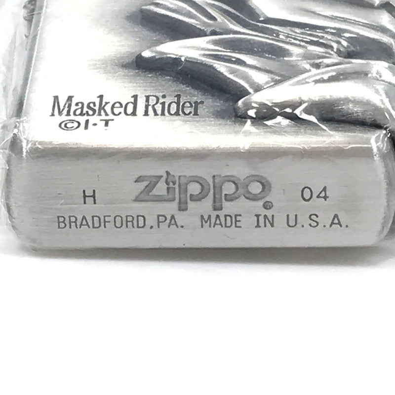 【中古美品】【メンズ】 ZIPPO ジッポ 30TH MODEL MASKED RIDER OIL LIGHTER NO.9545 30周年モデル 仮面ライダー オイルライター喫煙具 206-260626-rt-09-tagh カラー：シルバー 万代Net店