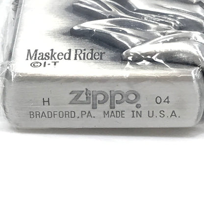 【中古美品】【メンズ】 ZIPPO ジッポ 30TH MODEL MASKED RIDER OIL LIGHTER NO.9545 30周年モデル 仮面ライダー オイルライター喫煙具 206-260626-rt-09-tagh カラー：シルバー 万代Net店