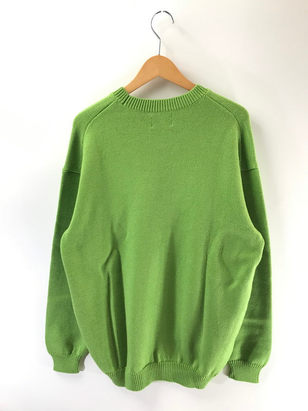 【中古美品】【メンズ】 PORT BY ARK ポートバイアーク CREW NECK KNIT PO14-K002 クルーネック ニット 140-260630-na-10-tagh サイズ：F カラー：グリーン 万代Net店