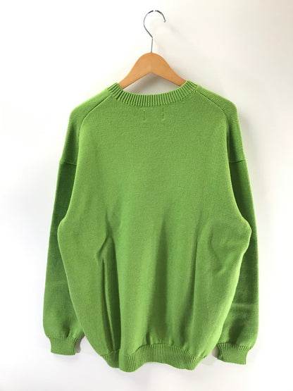 【中古美品】【メンズ】 PORT BY ARK ポートバイアーク CREW NECK KNIT PO14-K002 クルーネック ニット 140-260630-na-10-tagh サイズ：F カラー：グリーン 万代Net店