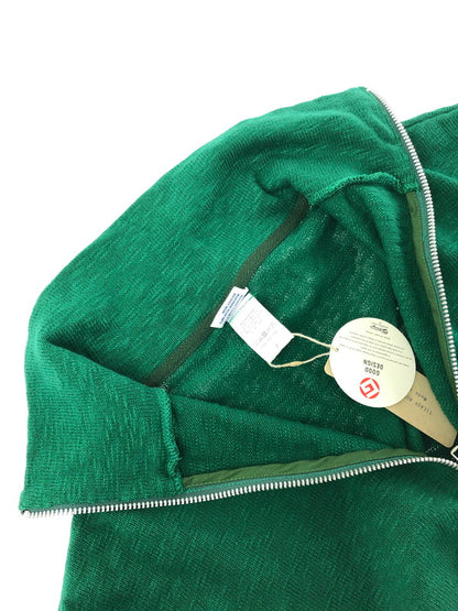 【中古美品】【メンズ】 TIEASY ティージー HALF ZIP KNIT TE002ZP ハーフ ジップ ニット トップス 140-260619-rt-08-tagh サイズ：4 カラー：グリーン 万代Net店