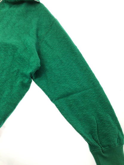 【中古美品】【メンズ】 TIEASY ティージー HALF ZIP KNIT TE002ZP ハーフ ジップ ニット トップス 140-260619-rt-08-tagh サイズ：4 カラー：グリーン 万代Net店