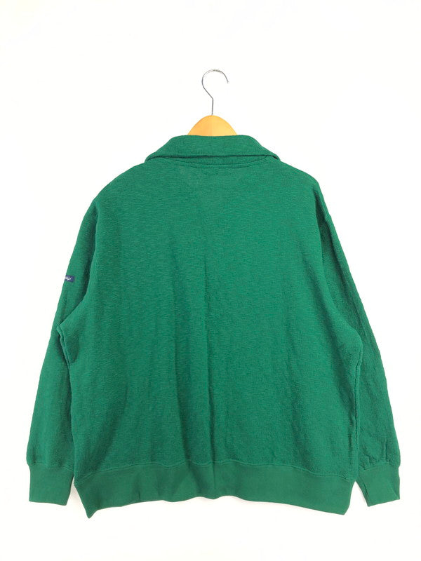 【中古美品】【メンズ】 TIEASY ティージー HALF ZIP KNIT TE002ZP ハーフ ジップ ニット トップス 140-260619-rt-08-tagh サイズ：4 カラー：グリーン 万代Net店