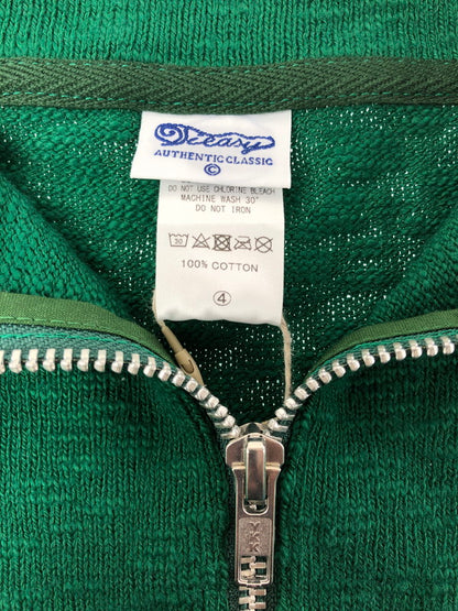 【中古美品】【メンズ】 TIEASY ティージー HALF ZIP KNIT TE002ZP ハーフ ジップ ニット トップス 140-260619-rt-08-tagh サイズ：4 カラー：グリーン 万代Net店