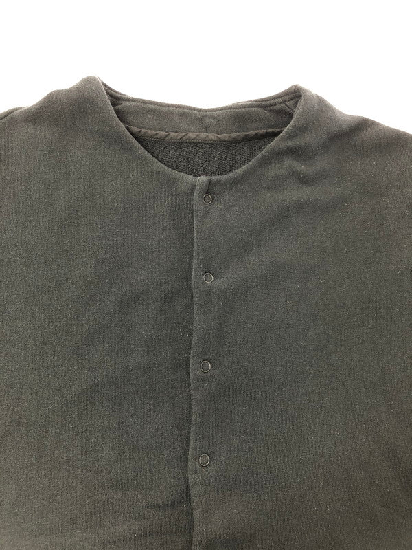 【中古品】【メンズ】 BRU NA BOINNE ブルー ナ ボイン SNAP CARDIGAN 8249-3 スナップ カーディガン トップス 140-260619-rt-09-tagh サイズ：M カラー：ブラック 万代Net店